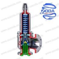 Öryggisventill með bakþrýstingi